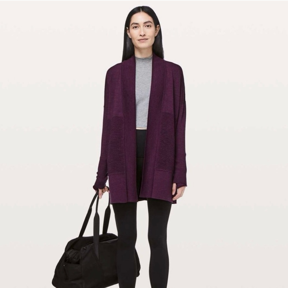 Lululemon Sit In Lotus Wrap II Heathered Plum